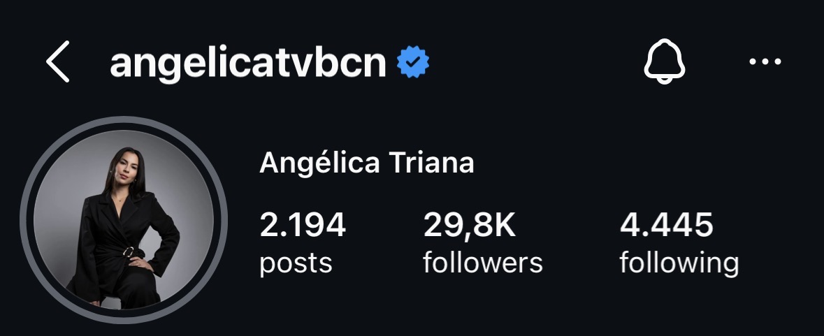 Cuenta de Instagram